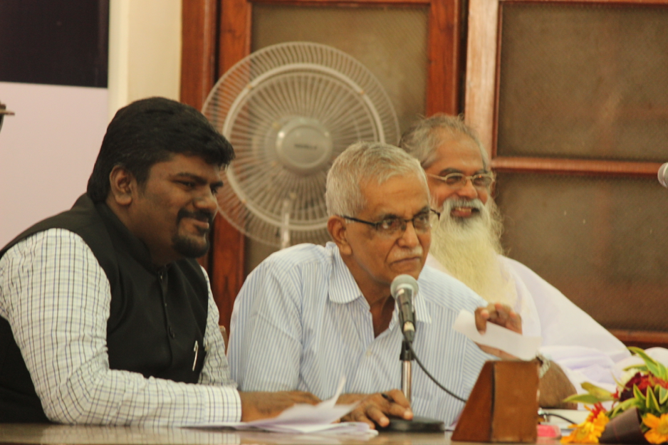Prejish AP, Prof Unnikrishnan Nayar, Speakers at GEP2017
